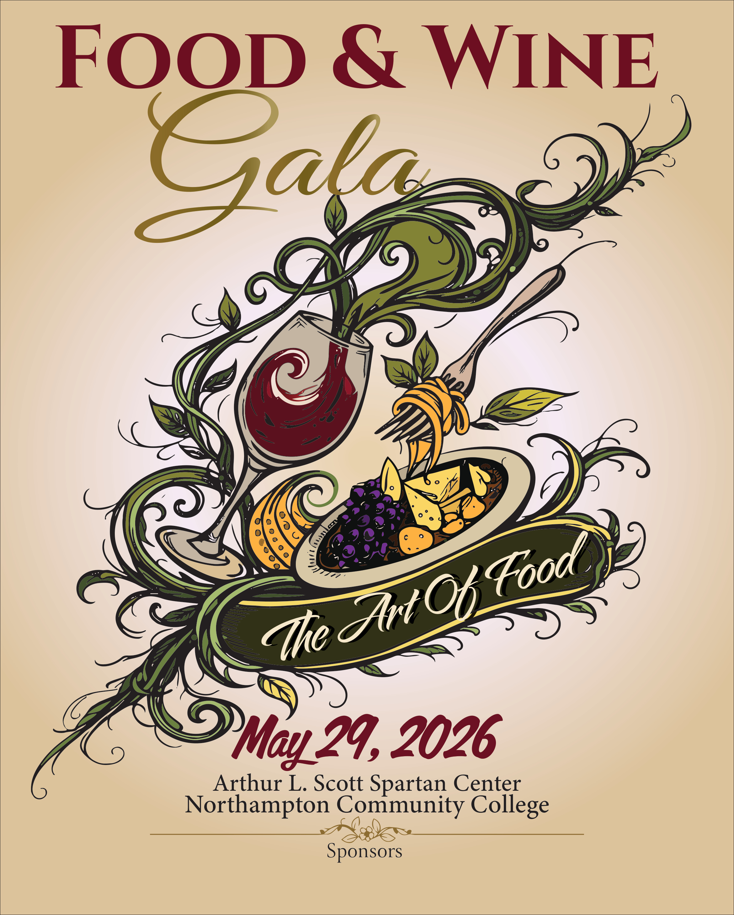 Food and Wine Gala Poster